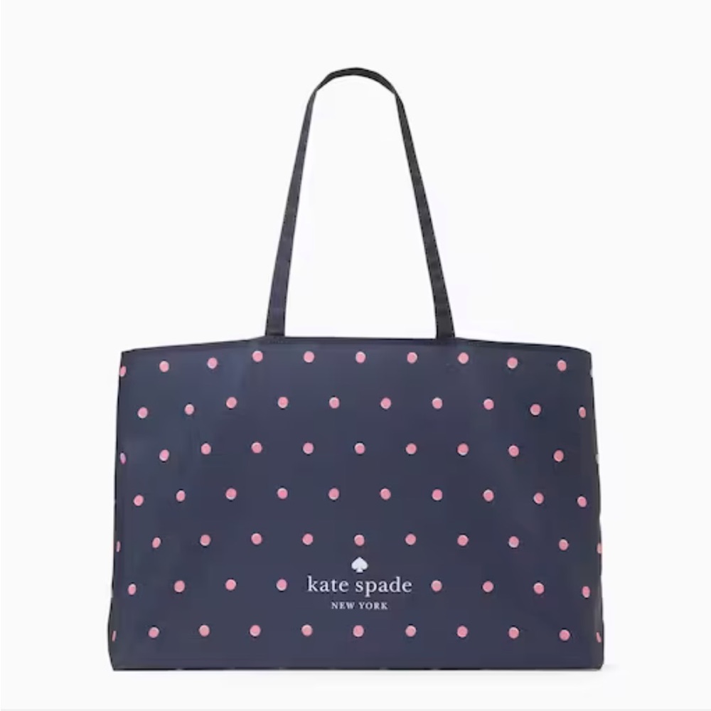 🆕 Kate Spade Large Park Dot Canvas Tote